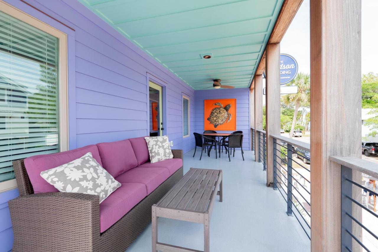 Folly Vacation Perfect Purple Palace Apt A Folly Beach Extérieur photo