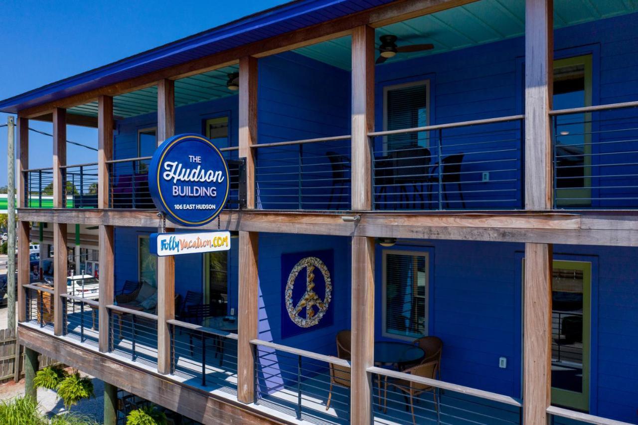 Folly Vacation Perfect Purple Palace Apt A Folly Beach Extérieur photo